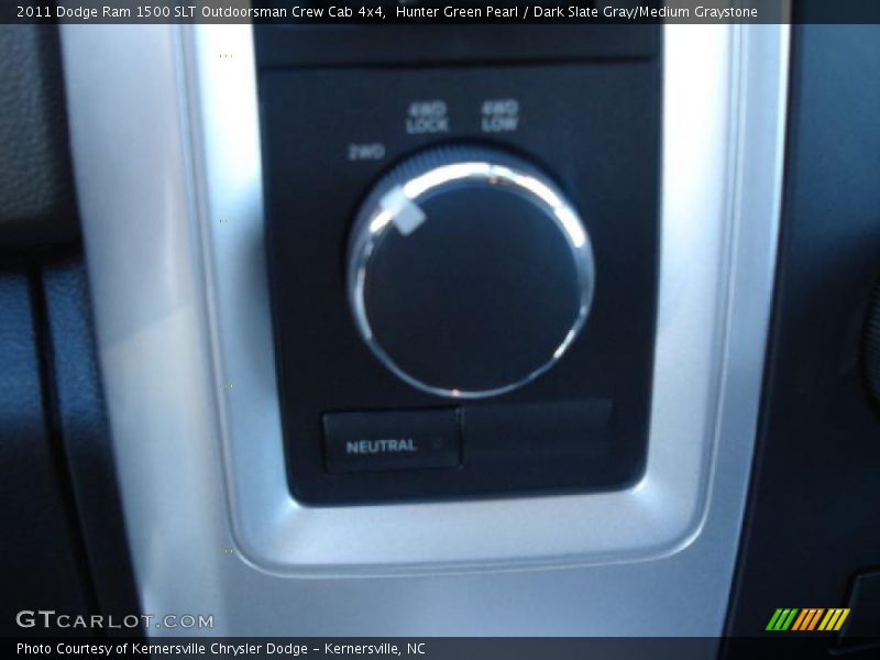 Hunter Green Pearl / Dark Slate Gray/Medium Graystone 2011 Dodge Ram 1500 SLT Outdoorsman Crew Cab 4x4