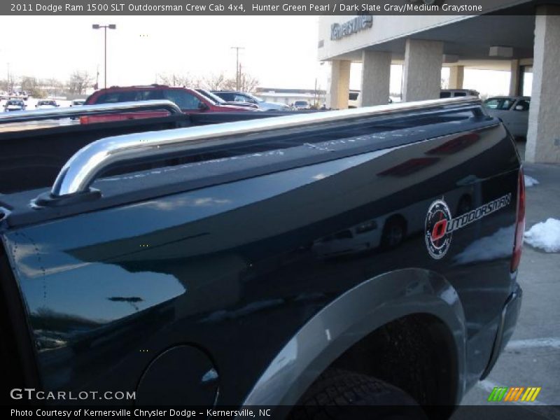 Hunter Green Pearl / Dark Slate Gray/Medium Graystone 2011 Dodge Ram 1500 SLT Outdoorsman Crew Cab 4x4