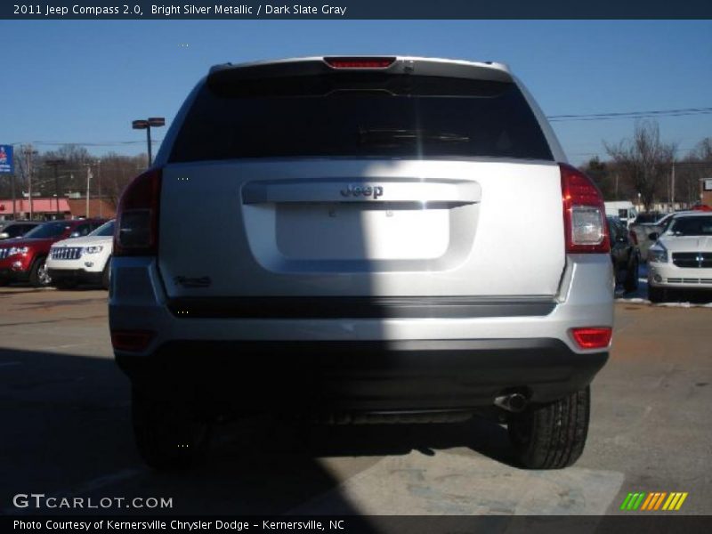 Bright Silver Metallic / Dark Slate Gray 2011 Jeep Compass 2.0