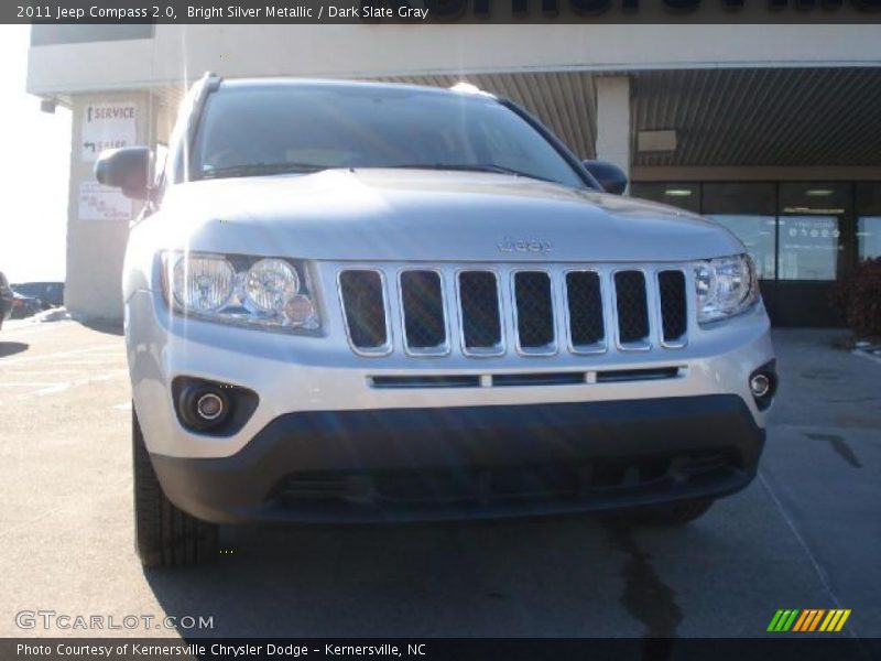 Bright Silver Metallic / Dark Slate Gray 2011 Jeep Compass 2.0