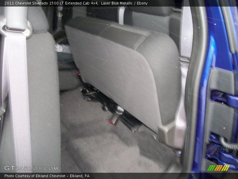 Laser Blue Metallic / Ebony 2011 Chevrolet Silverado 1500 LT Extended Cab 4x4