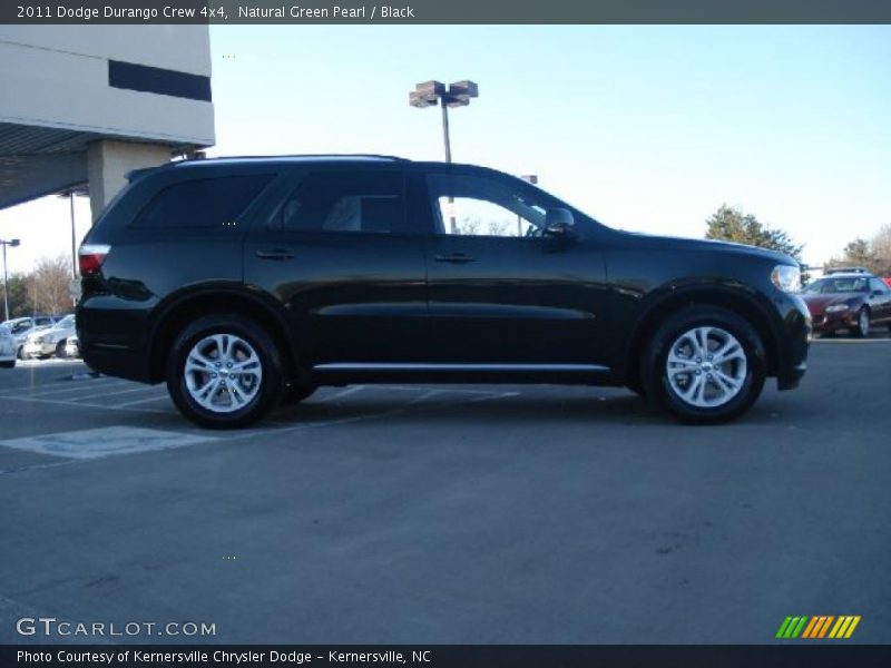 Natural Green Pearl / Black 2011 Dodge Durango Crew 4x4