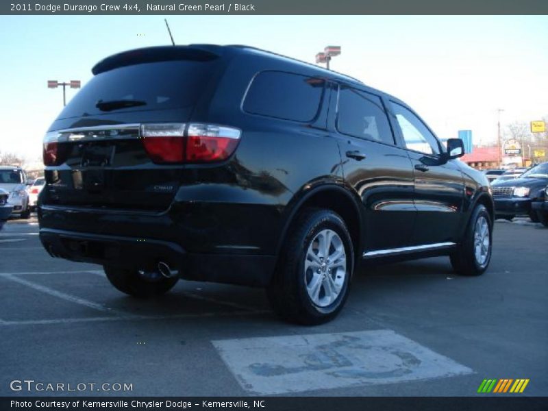 Natural Green Pearl / Black 2011 Dodge Durango Crew 4x4