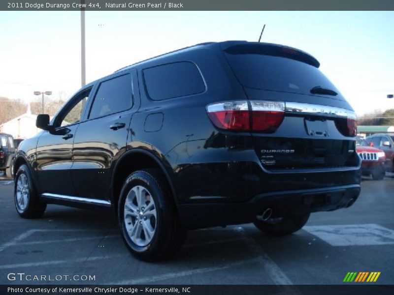 Natural Green Pearl / Black 2011 Dodge Durango Crew 4x4