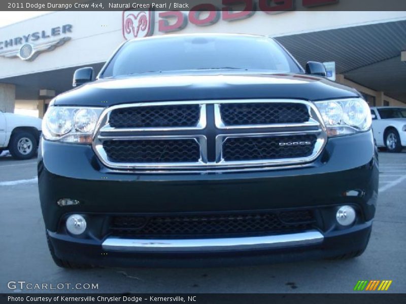 Natural Green Pearl / Black 2011 Dodge Durango Crew 4x4