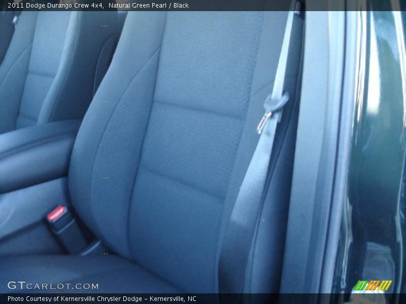 Natural Green Pearl / Black 2011 Dodge Durango Crew 4x4