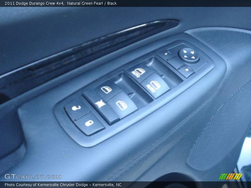 Natural Green Pearl / Black 2011 Dodge Durango Crew 4x4