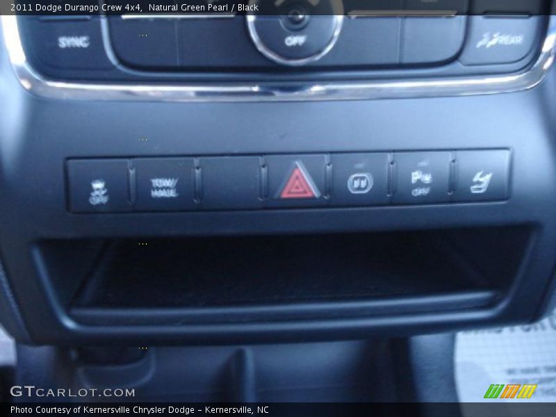 Natural Green Pearl / Black 2011 Dodge Durango Crew 4x4
