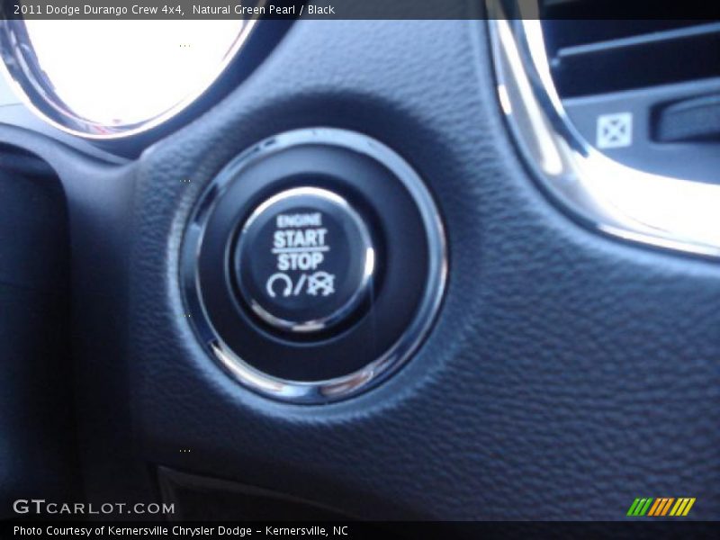 Natural Green Pearl / Black 2011 Dodge Durango Crew 4x4