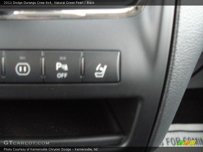 Natural Green Pearl / Black 2011 Dodge Durango Crew 4x4