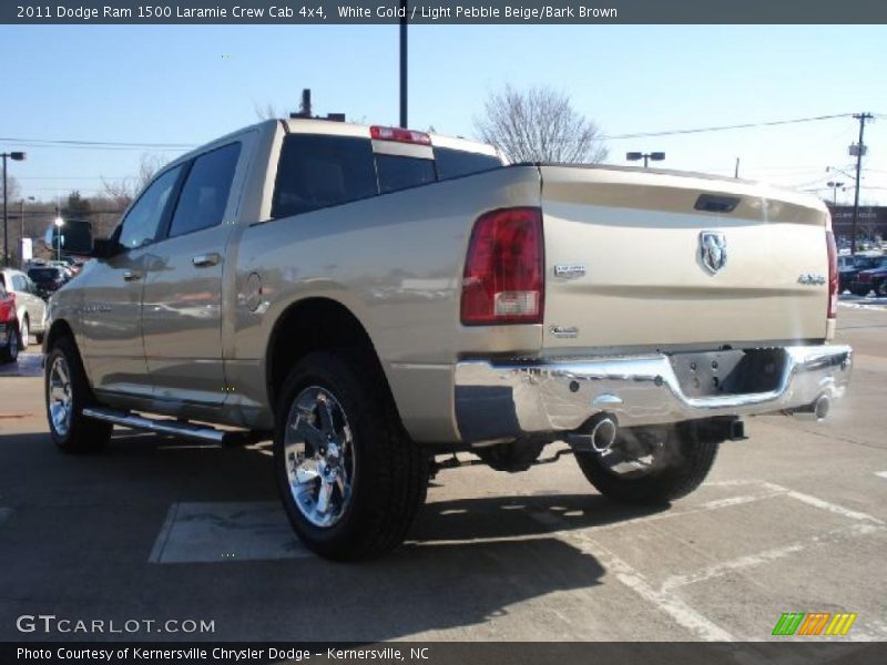 White Gold / Light Pebble Beige/Bark Brown 2011 Dodge Ram 1500 Laramie Crew Cab 4x4