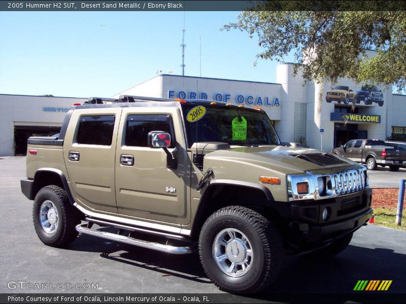 Desert Sand Metallic / Ebony Black 2005 Hummer H2 SUT