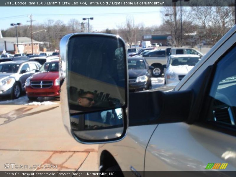 White Gold / Light Pebble Beige/Bark Brown 2011 Dodge Ram 1500 Laramie Crew Cab 4x4