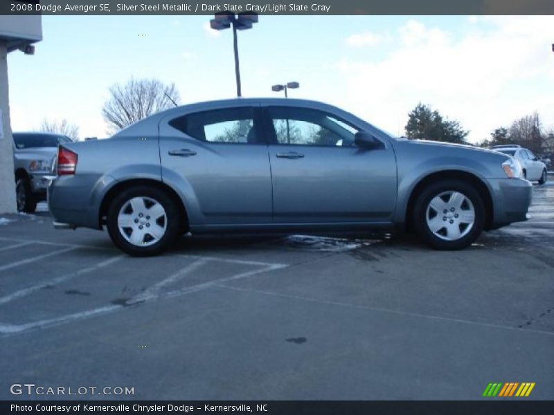 Silver Steel Metallic / Dark Slate Gray/Light Slate Gray 2008 Dodge Avenger SE