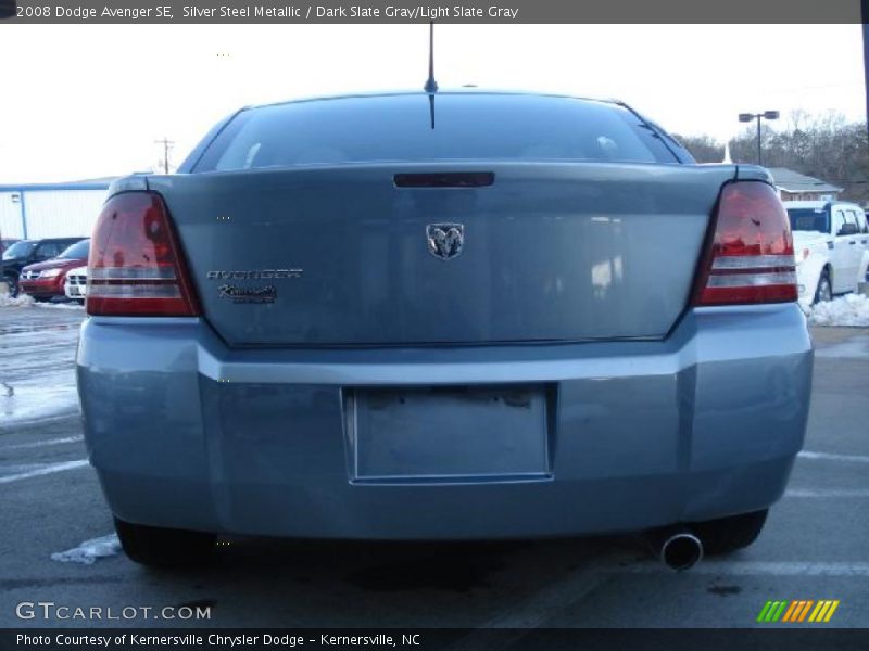 Silver Steel Metallic / Dark Slate Gray/Light Slate Gray 2008 Dodge Avenger SE