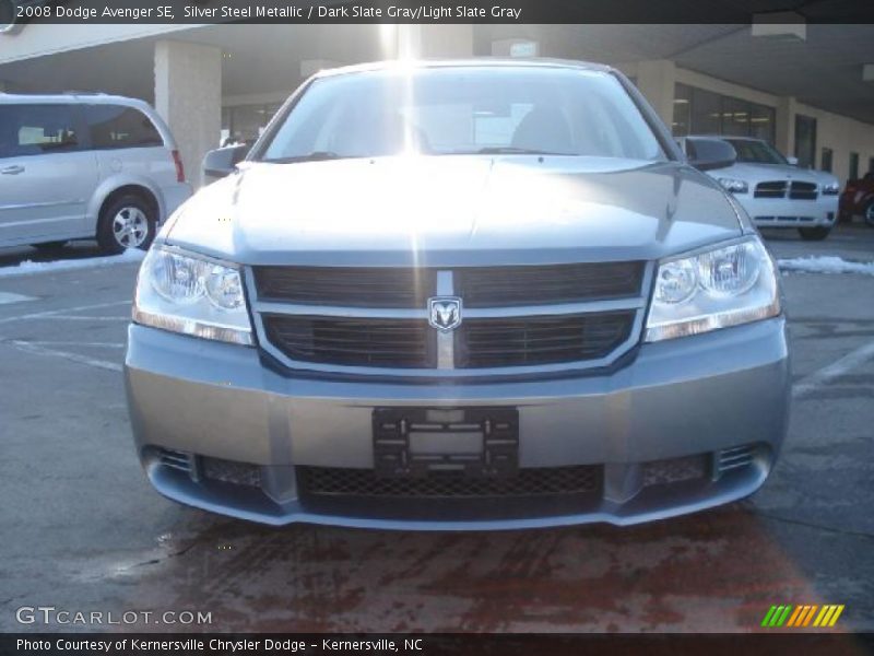 Silver Steel Metallic / Dark Slate Gray/Light Slate Gray 2008 Dodge Avenger SE