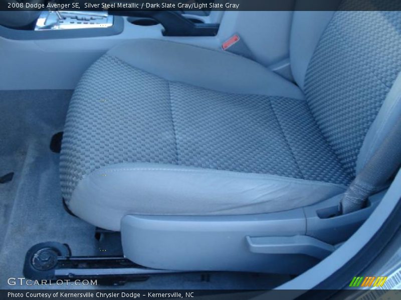 Silver Steel Metallic / Dark Slate Gray/Light Slate Gray 2008 Dodge Avenger SE