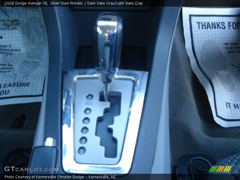 Silver Steel Metallic / Dark Slate Gray/Light Slate Gray 2008 Dodge Avenger SE