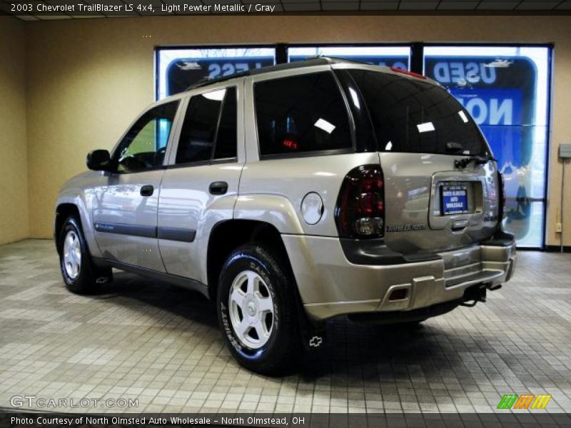 Light Pewter Metallic / Gray 2003 Chevrolet TrailBlazer LS 4x4