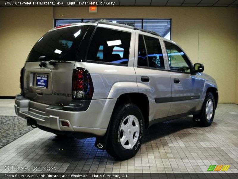 Light Pewter Metallic / Gray 2003 Chevrolet TrailBlazer LS 4x4