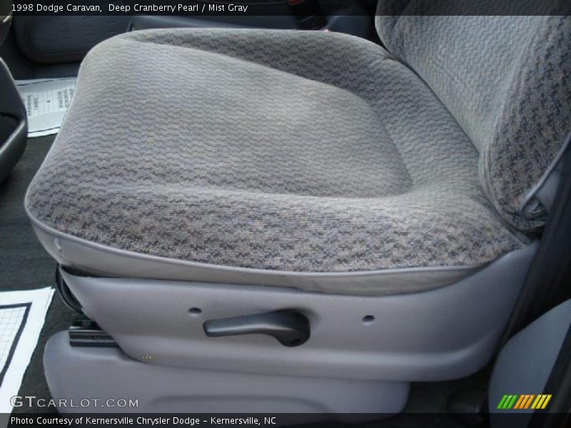Deep Cranberry Pearl / Mist Gray 1998 Dodge Caravan