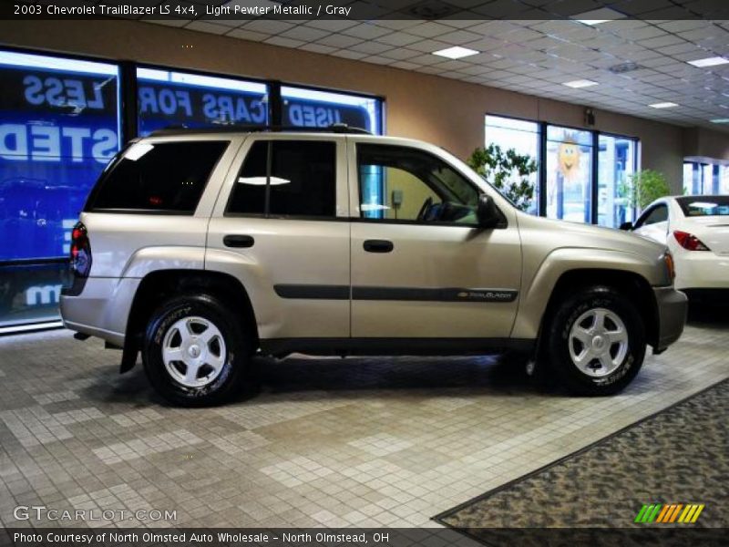 Light Pewter Metallic / Gray 2003 Chevrolet TrailBlazer LS 4x4