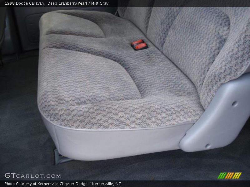 Deep Cranberry Pearl / Mist Gray 1998 Dodge Caravan