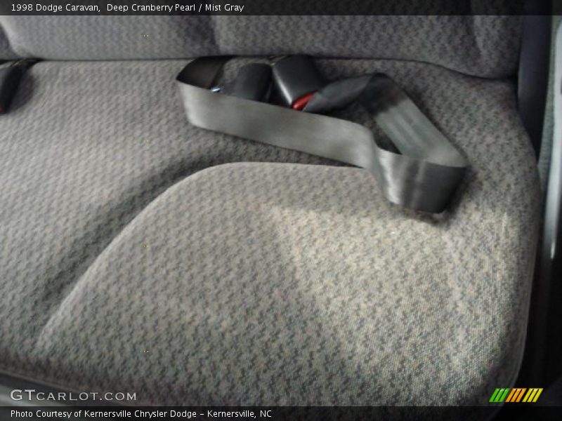 Deep Cranberry Pearl / Mist Gray 1998 Dodge Caravan