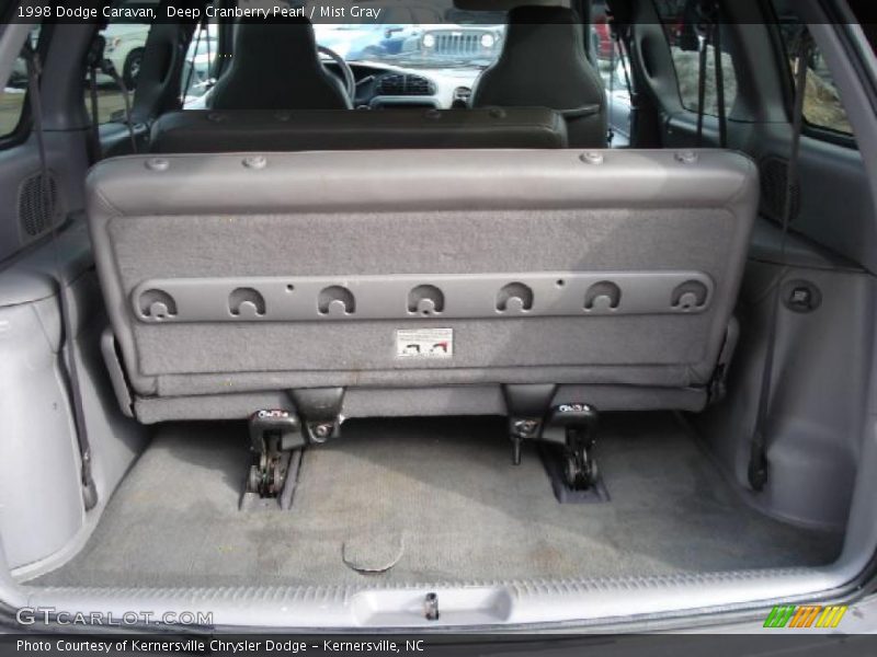 Deep Cranberry Pearl / Mist Gray 1998 Dodge Caravan