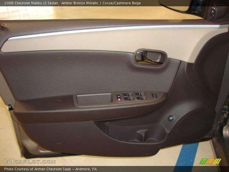 Amber Bronze Metallic / Cocoa/Cashmere Beige 2008 Chevrolet Malibu LS Sedan