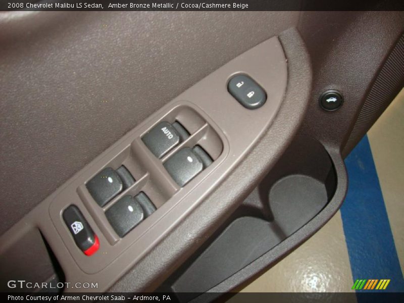 Amber Bronze Metallic / Cocoa/Cashmere Beige 2008 Chevrolet Malibu LS Sedan