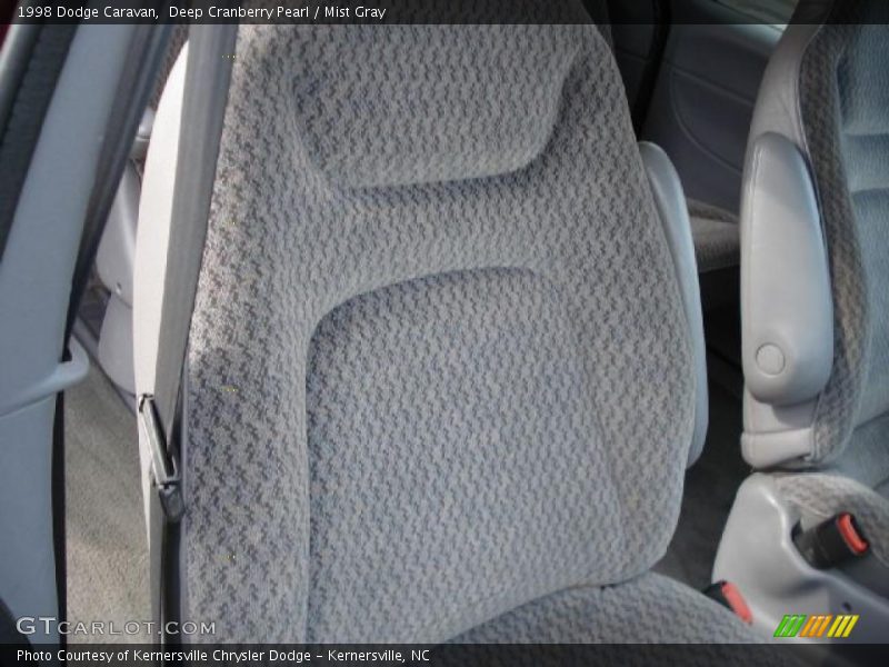 Deep Cranberry Pearl / Mist Gray 1998 Dodge Caravan
