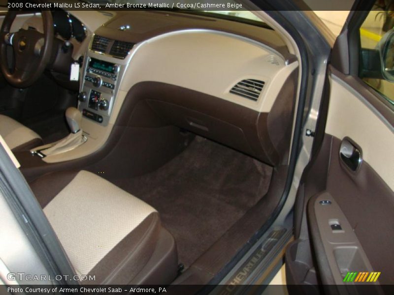 Amber Bronze Metallic / Cocoa/Cashmere Beige 2008 Chevrolet Malibu LS Sedan