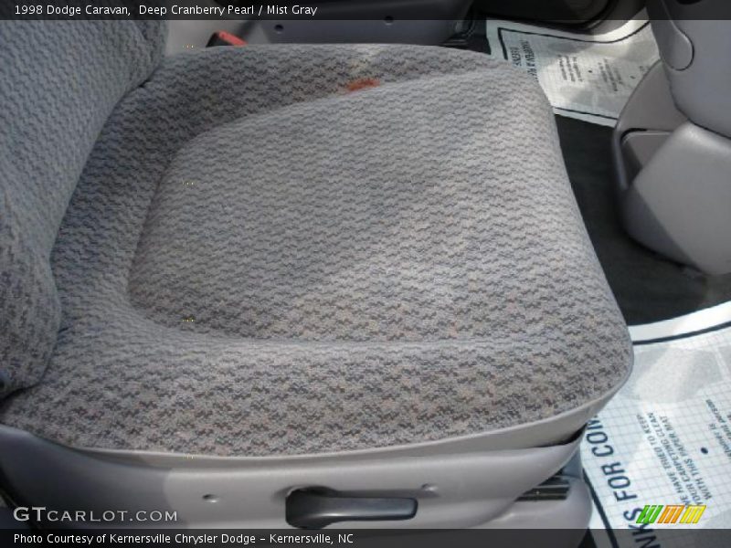 Deep Cranberry Pearl / Mist Gray 1998 Dodge Caravan