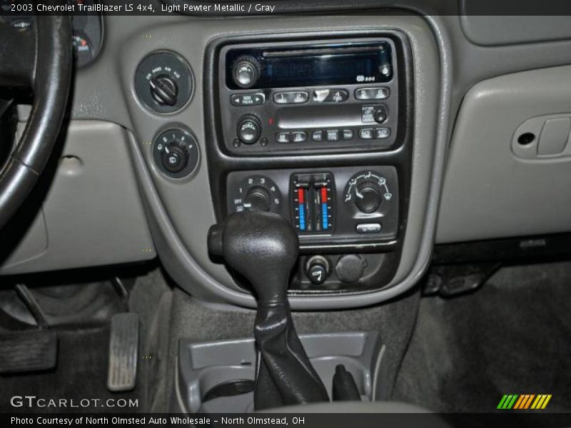 Light Pewter Metallic / Gray 2003 Chevrolet TrailBlazer LS 4x4