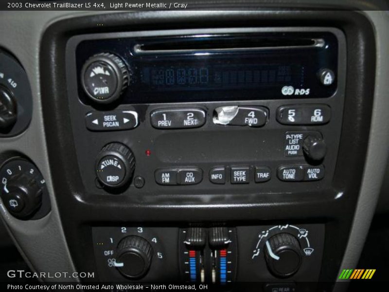 Light Pewter Metallic / Gray 2003 Chevrolet TrailBlazer LS 4x4