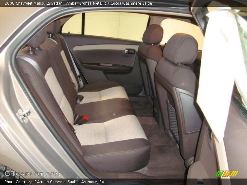 Amber Bronze Metallic / Cocoa/Cashmere Beige 2008 Chevrolet Malibu LS Sedan