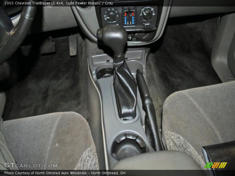 Light Pewter Metallic / Gray 2003 Chevrolet TrailBlazer LS 4x4