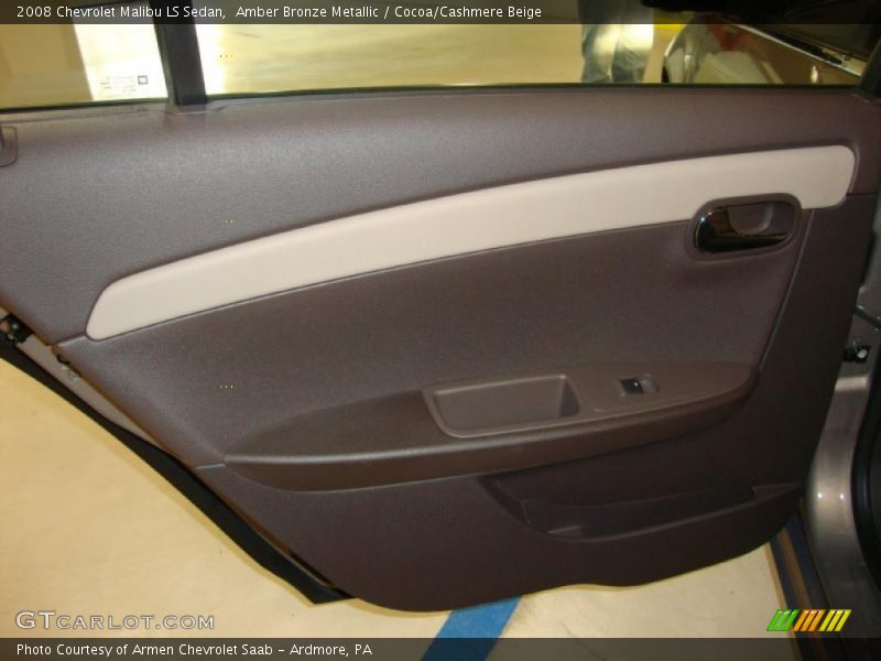 Amber Bronze Metallic / Cocoa/Cashmere Beige 2008 Chevrolet Malibu LS Sedan