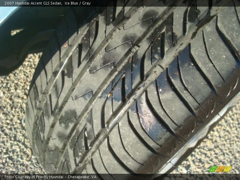 Ice Blue / Gray 2007 Hyundai Accent GLS Sedan