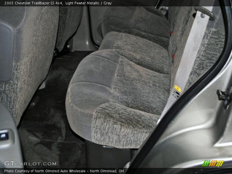 Light Pewter Metallic / Gray 2003 Chevrolet TrailBlazer LS 4x4