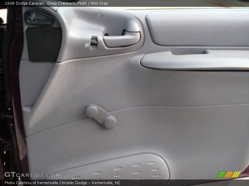Deep Cranberry Pearl / Mist Gray 1998 Dodge Caravan
