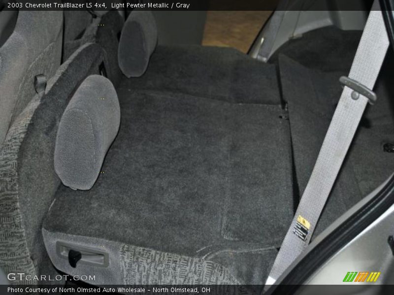 Light Pewter Metallic / Gray 2003 Chevrolet TrailBlazer LS 4x4