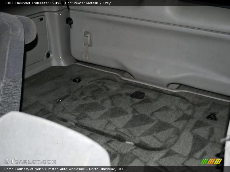 Light Pewter Metallic / Gray 2003 Chevrolet TrailBlazer LS 4x4