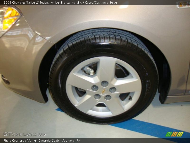 Amber Bronze Metallic / Cocoa/Cashmere Beige 2008 Chevrolet Malibu LS Sedan
