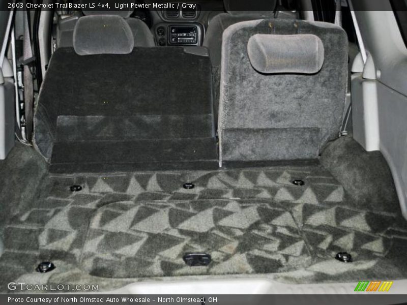 Light Pewter Metallic / Gray 2003 Chevrolet TrailBlazer LS 4x4