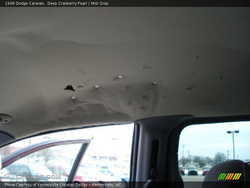Deep Cranberry Pearl / Mist Gray 1998 Dodge Caravan