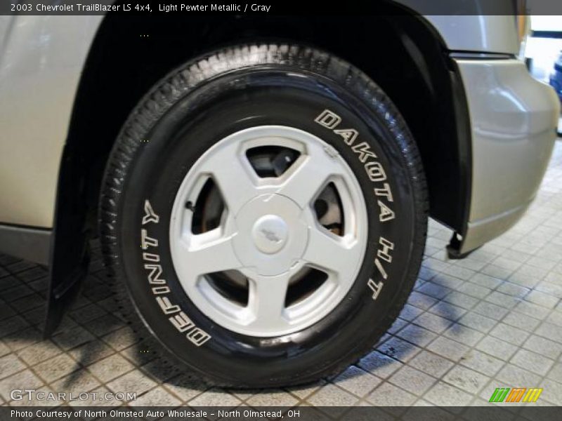 Light Pewter Metallic / Gray 2003 Chevrolet TrailBlazer LS 4x4