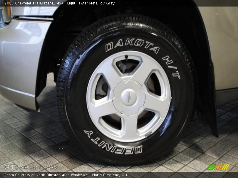 Light Pewter Metallic / Gray 2003 Chevrolet TrailBlazer LS 4x4