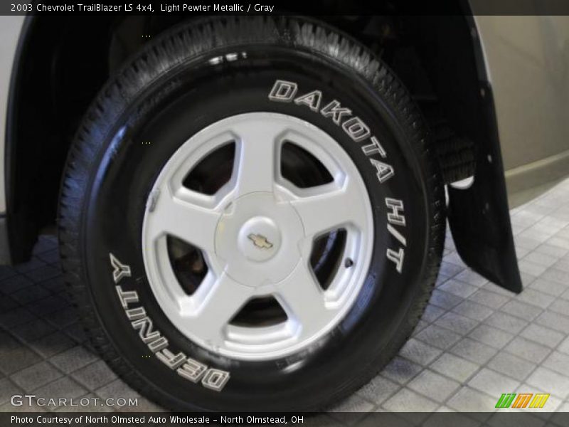 Light Pewter Metallic / Gray 2003 Chevrolet TrailBlazer LS 4x4